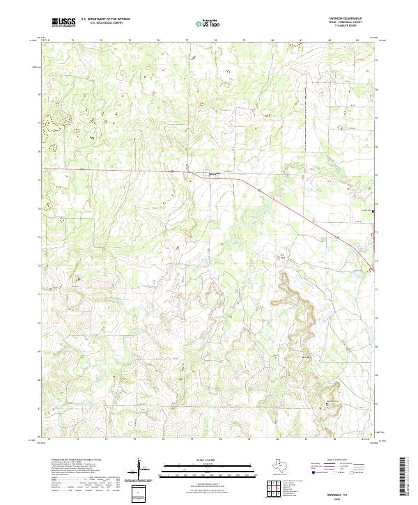 USGS Topographic Map – Swenson