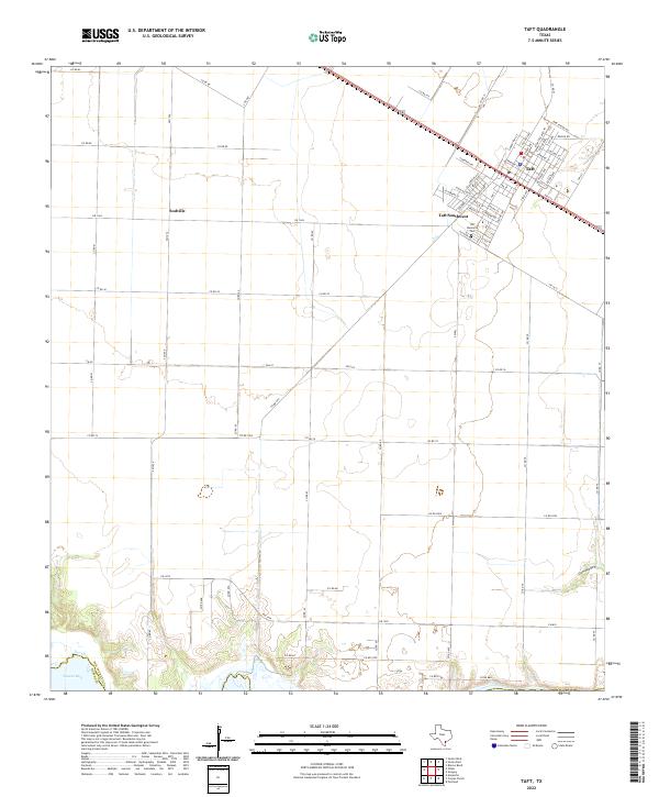 USGS Topographic Map – Taft