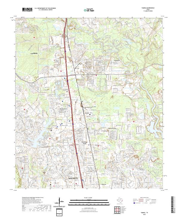 USGS Topographic Map – Tamina