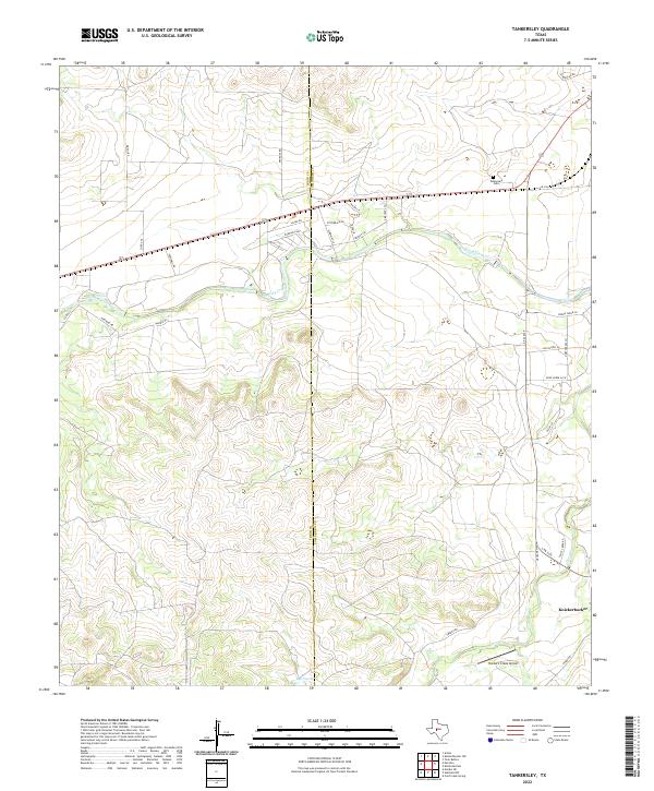 USGS Topographic Map – Tankersley