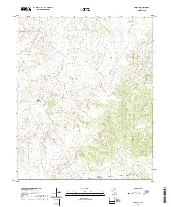 USGS Topographic Map – Tee Pee City