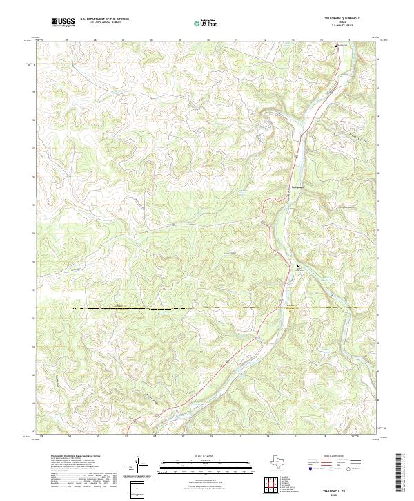 USGS Topographic Map – Telegraph