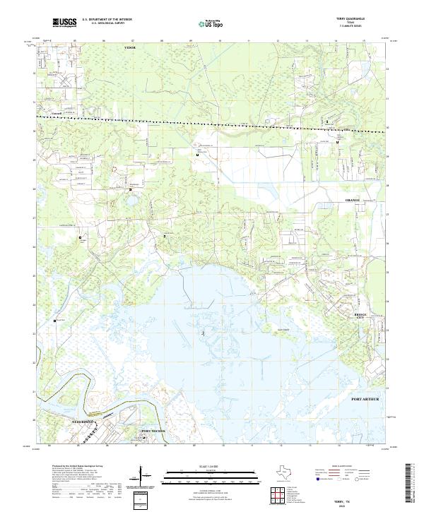 USGS Topographic Map – Terry