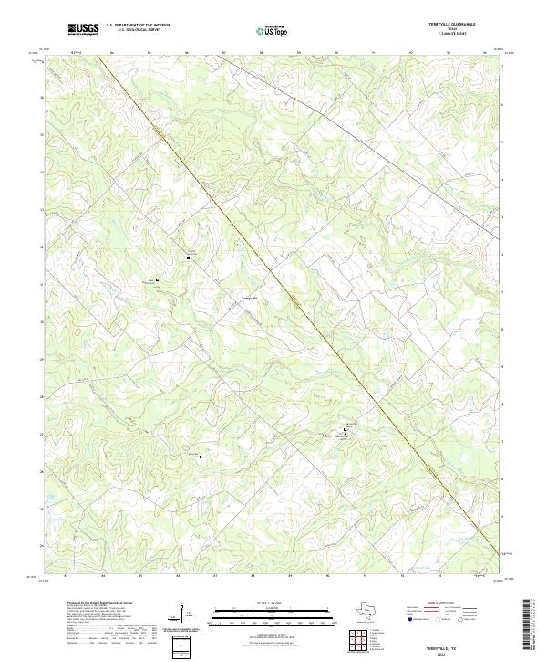 USGS Topographic Map – Terryville
