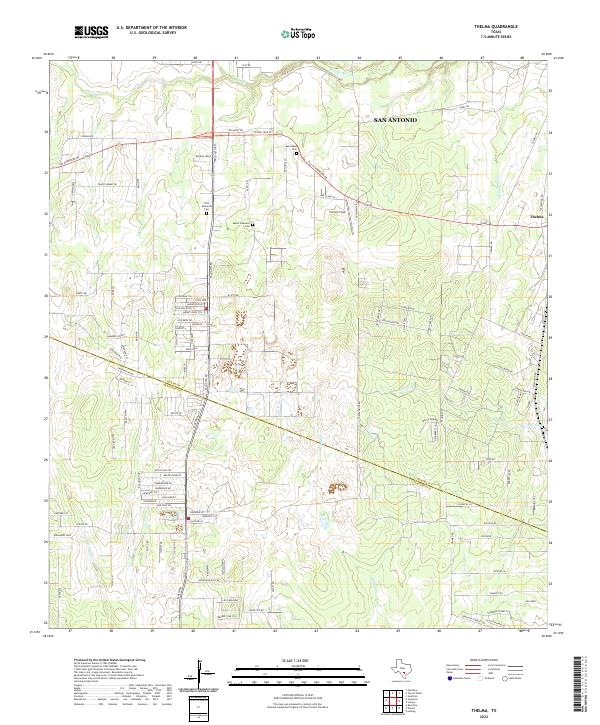 USGS Topographic Map – Thelma