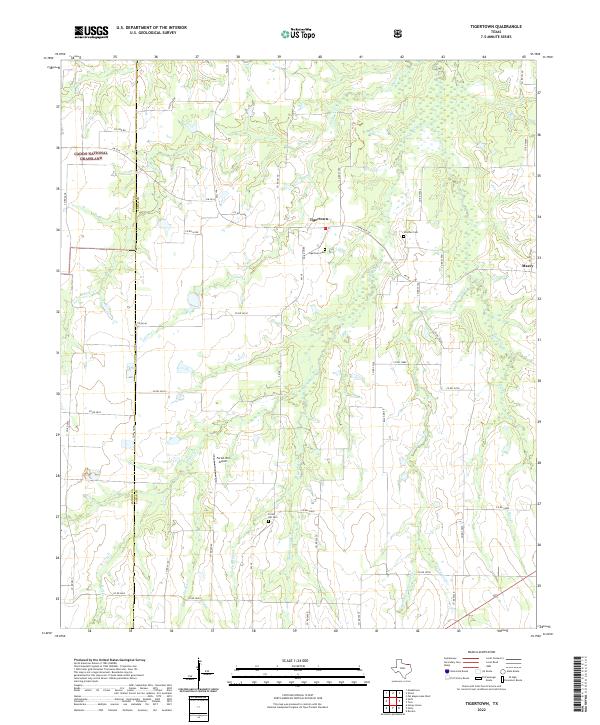 USGS Topographic Map – Tigertown