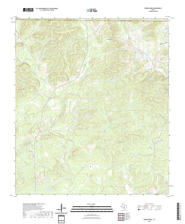USGS Topographic Map – Timber Creek