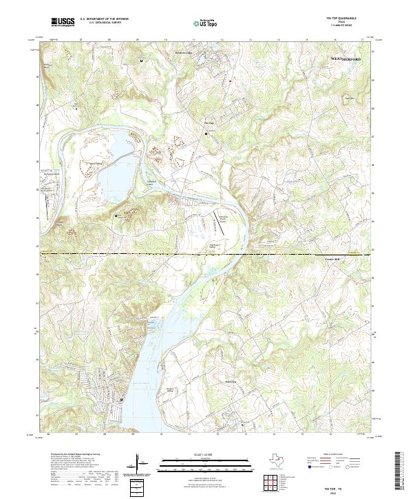 USGS Topographic Map – Tin Top