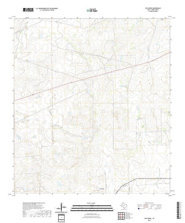 USGS Topographic Map – Tios Creek