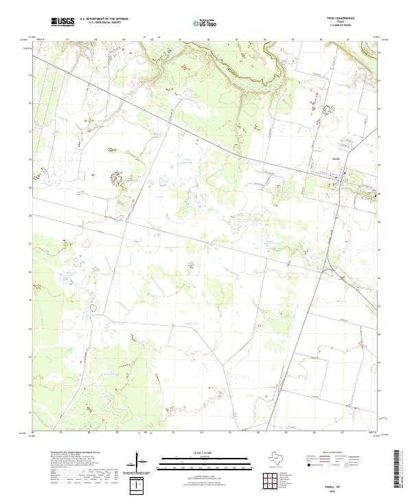 USGS Topographic Map – Tivoli