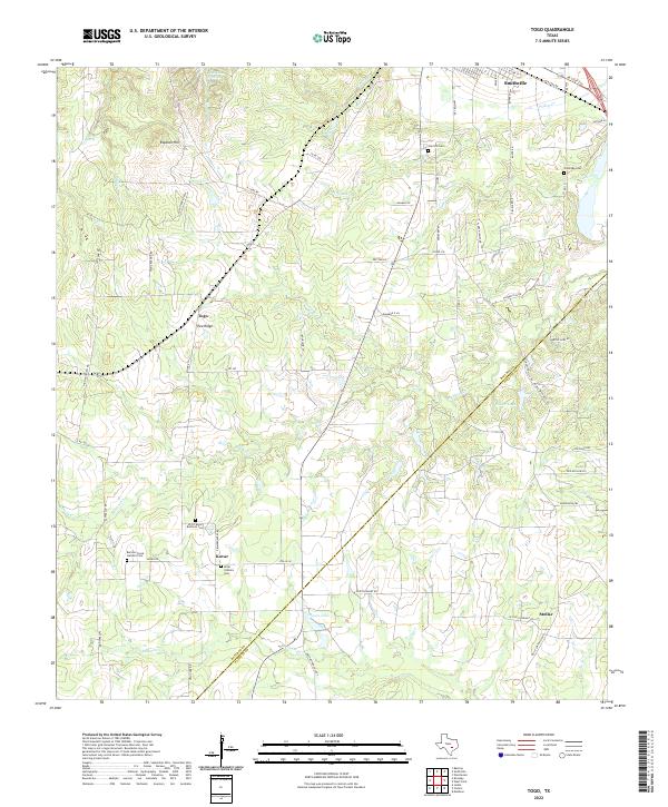 USGS Topographic Map – Togo
