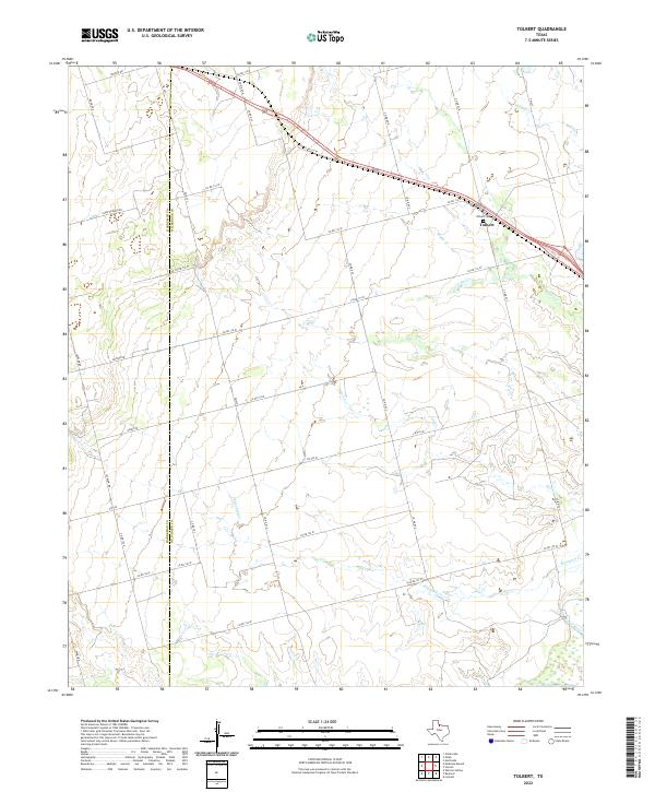 USGS Topographic Map – Tolbert