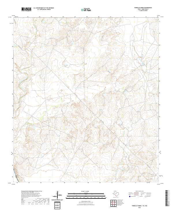 USGS Topographic Map – Tordillo Creek