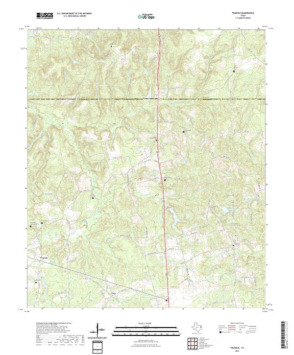 USGS Topographic Map – Trawick