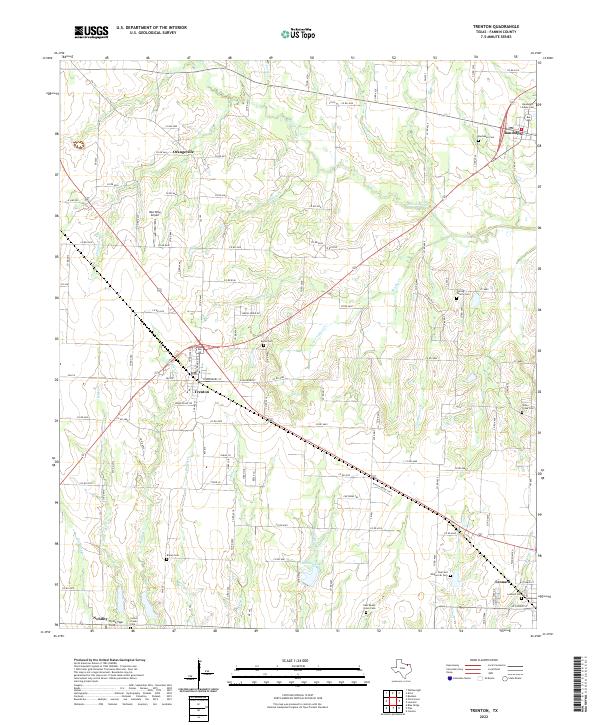 USGS Topographic Map – Trenton