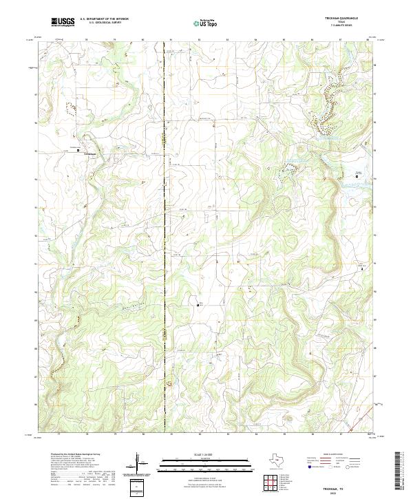 USGS Topographic Map – Trickham
