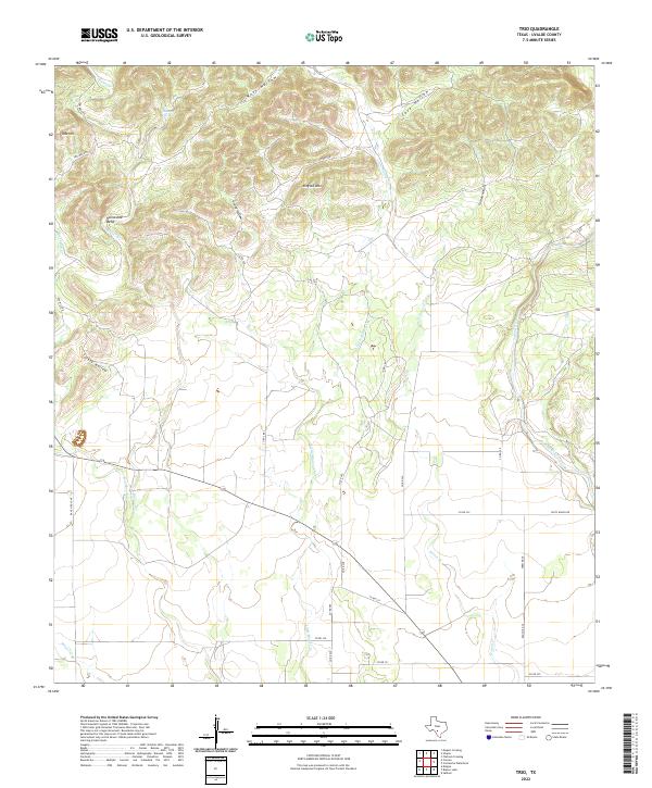 USGS Topographic Map – Trio