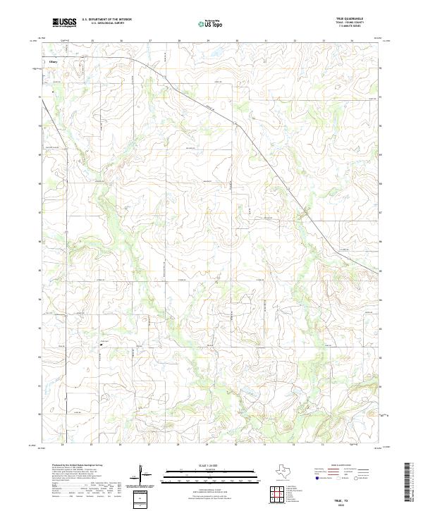 USGS Topographic Map – True