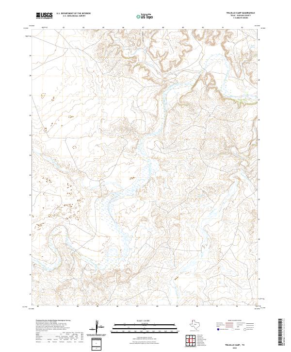 USGS Topographic Map – Trujillo Camp