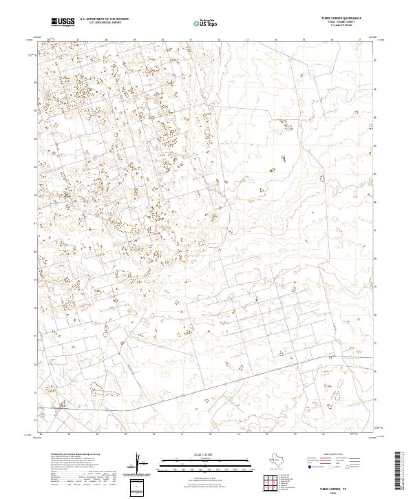 USGS Topographic Map – Tubbs Corner