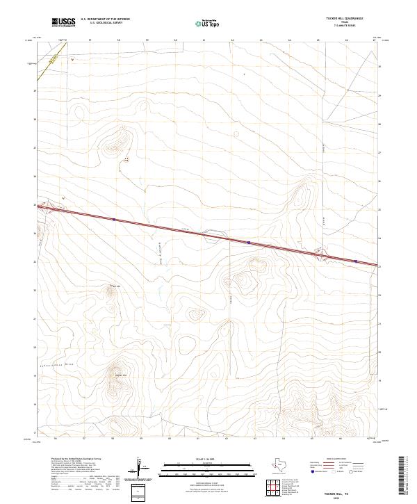 USGS Topographic Map – Tucker Hill