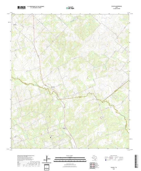 USGS Topographic Map – Tulsita