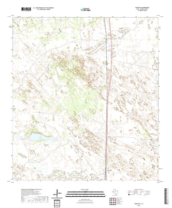 USGS Topographic Map – Turcotte