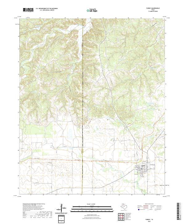 USGS Topographic Map – Turkey