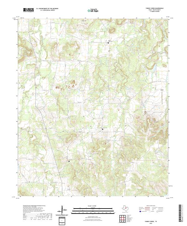 USGS Topographic Map – Turkey Creek
