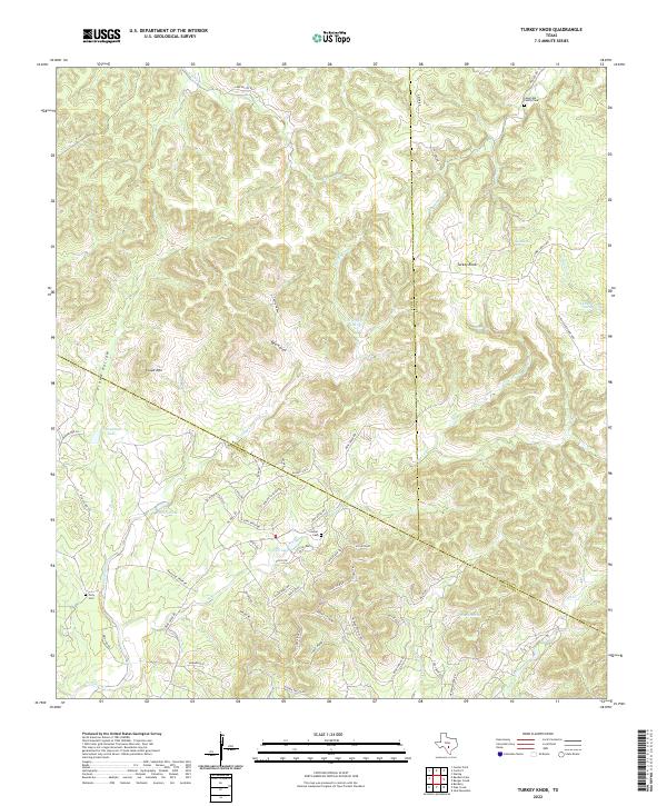 USGS Topographic Map – Turkey Knob
