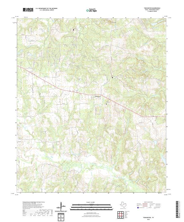 USGS Topographic Map – Turlington