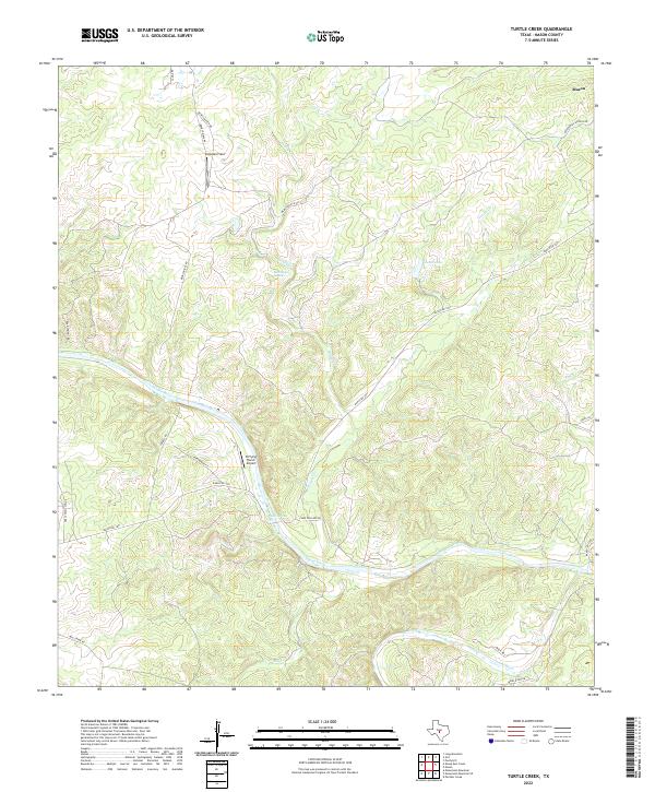 USGS Topographic Map – Turtle Creek