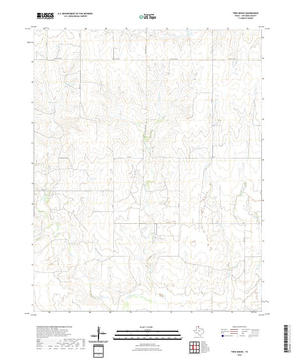 USGS Topographic Map – Twin Grove