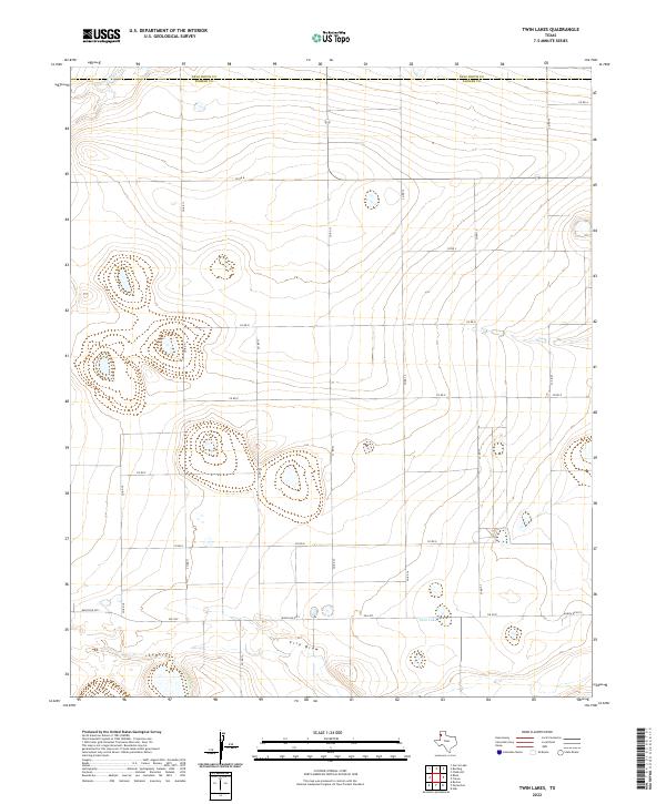 USGS Topographic Map – Twin Lakes