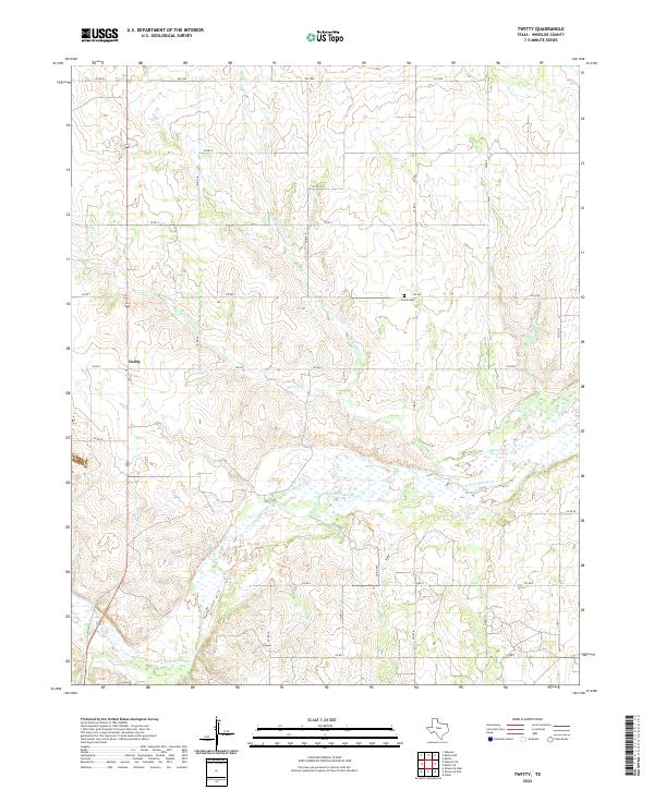USGS Topographic Map – Twitty