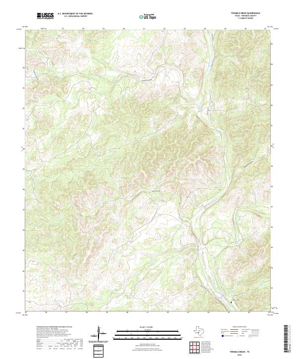 USGS Topographic Map – Twomile Draw
