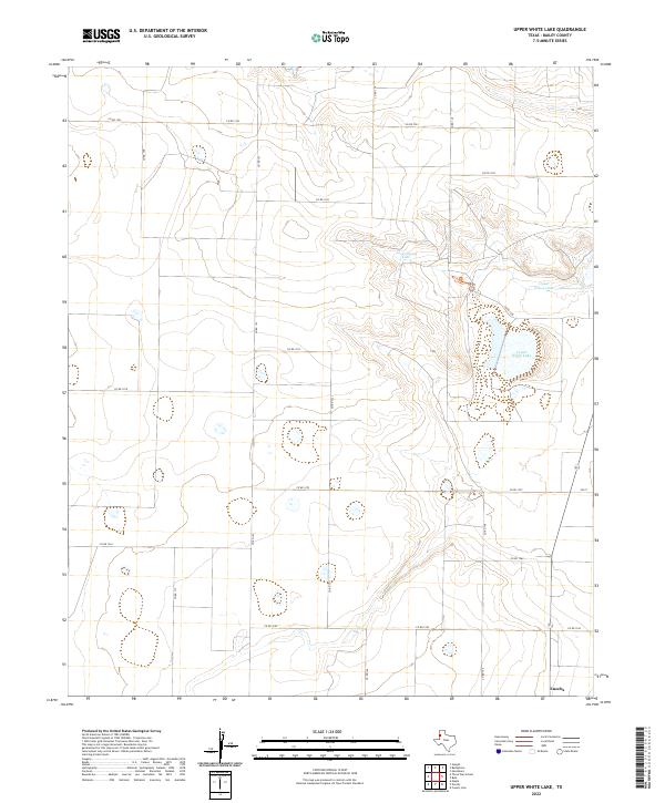 USGS Topographic Map – Upper White Lake