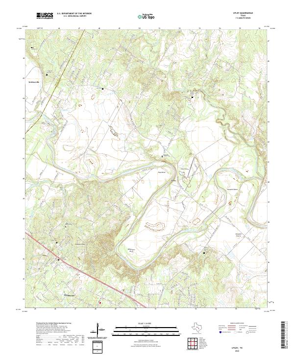 USGS Topographic Map – Utley