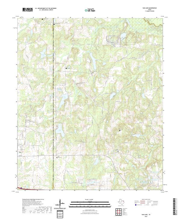 USGS Topographic Map – Van Lake