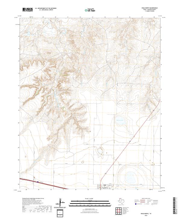 USGS Topographic Map – Vega North