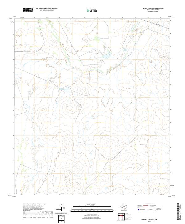 USGS Topographic Map – Venado Creek East