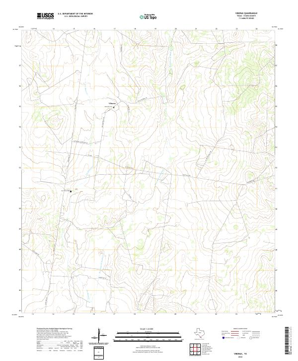 USGS Topographic Map – Viboras