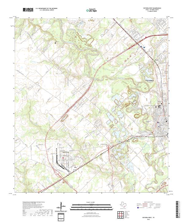 USGS Topographic Map – Victoria West
