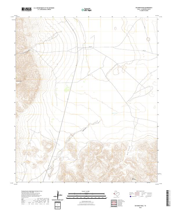 USGS Topographic Map – Victorio Peak