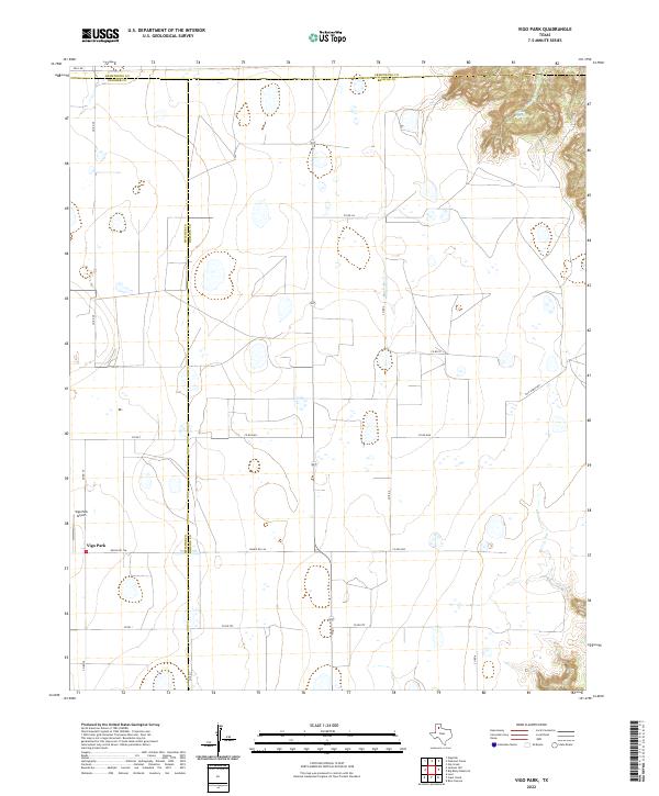 USGS Topographic Map – Vigo Park