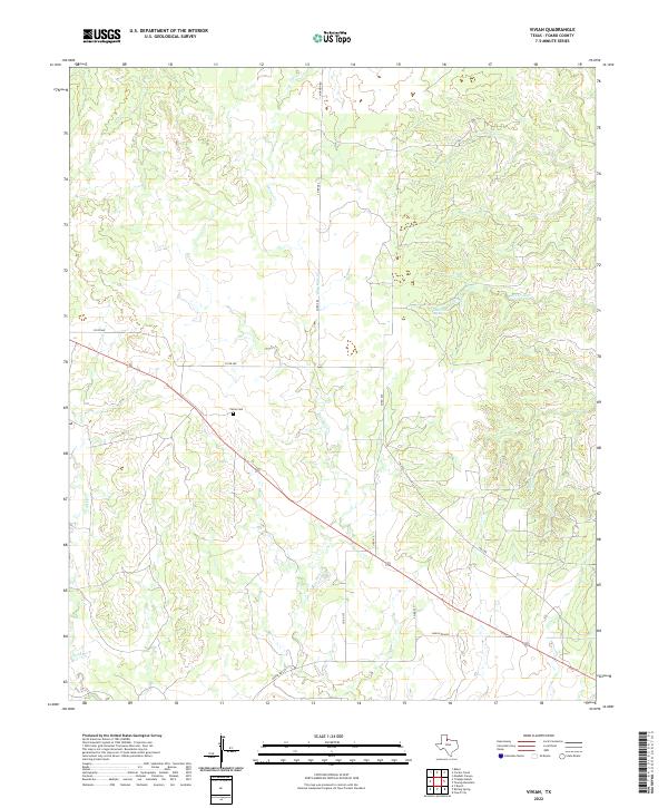 USGS Topographic Map – Vivian