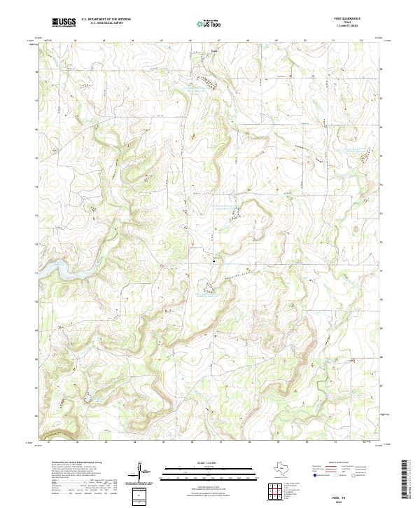 USGS Topographic Map – Voss