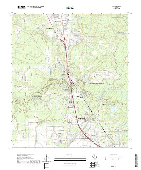 USGS Topographic Map – Voth