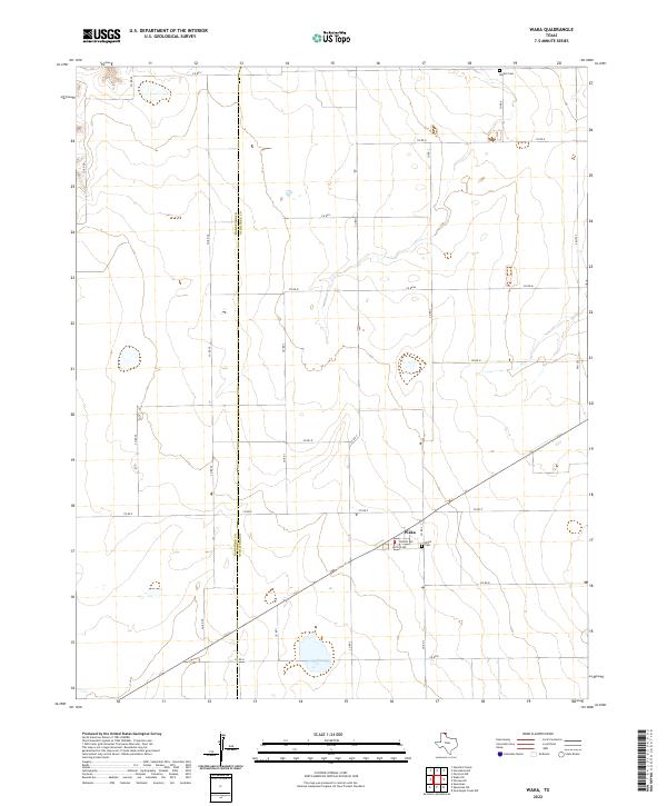 USGS Topographic Map – Waka