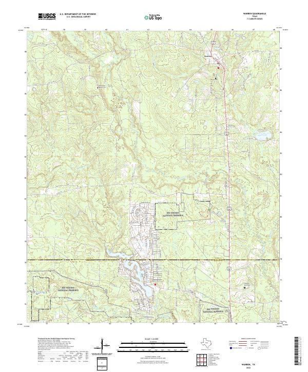 USGS Topographic Map – Warren